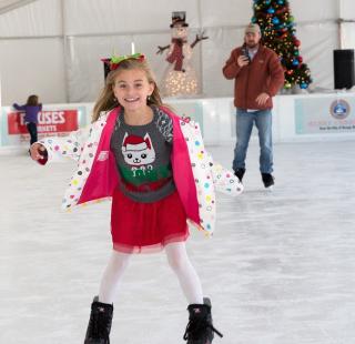 Ice skating in Orange Beach