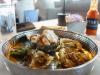 Chargrilled oysters at Jesse's on the Bay waterfront restaurant in Fort Morgan
