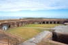 Aerial view of Historic Fort Morgan attraction in Gulf Shores