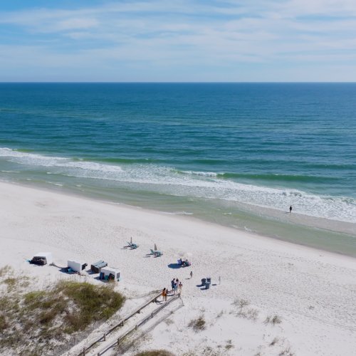 View of the beach