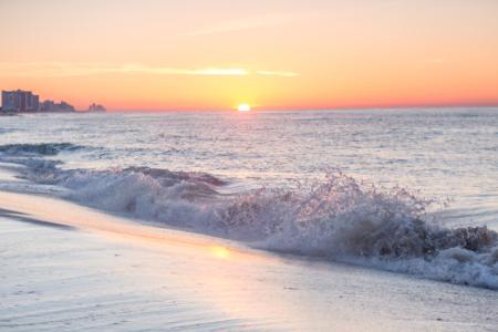 beach at sunset
