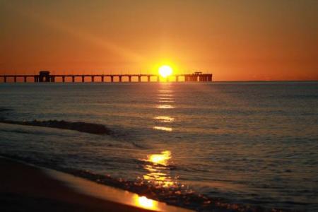 Beach Sunset in Gulf Shores, AL