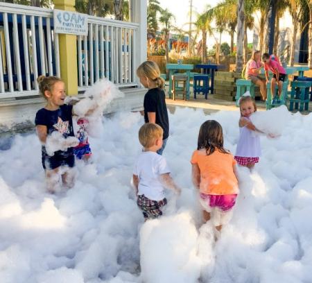 Foam party at The Hangout Gulf Shores