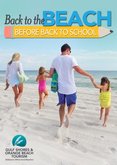 Family on Alabama's White Sand Beaches