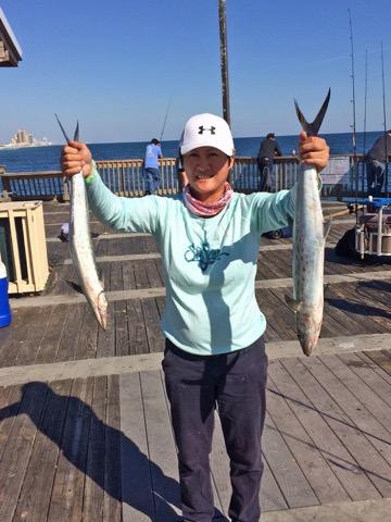 Pier Fishing on Gulf State Park Pier in Gulf Shores, AL