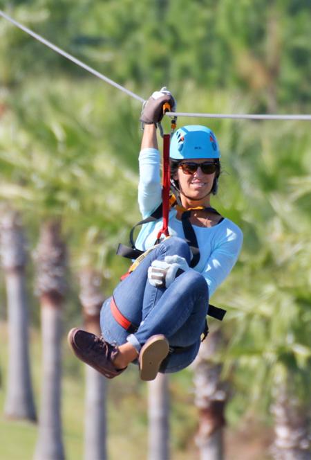 Hummingbird Zipline at The Wharf in Orange Beach