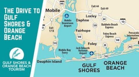 Play the video titled The Car Drive to Gulf Shores & Orange Beach | Getting to Gulf Shores & Orange Beach